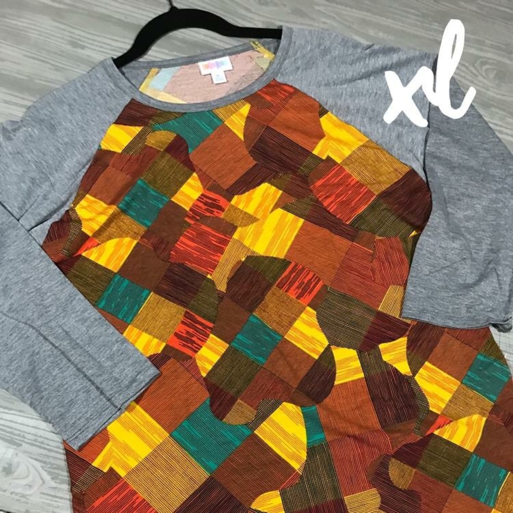 LULAROE randy baseball tee